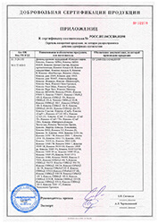 Сертификат №2 соответствия сорбентов Ковелос, страница 2